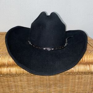 Bullhide Black Kingman M Wool Cowboy Hat